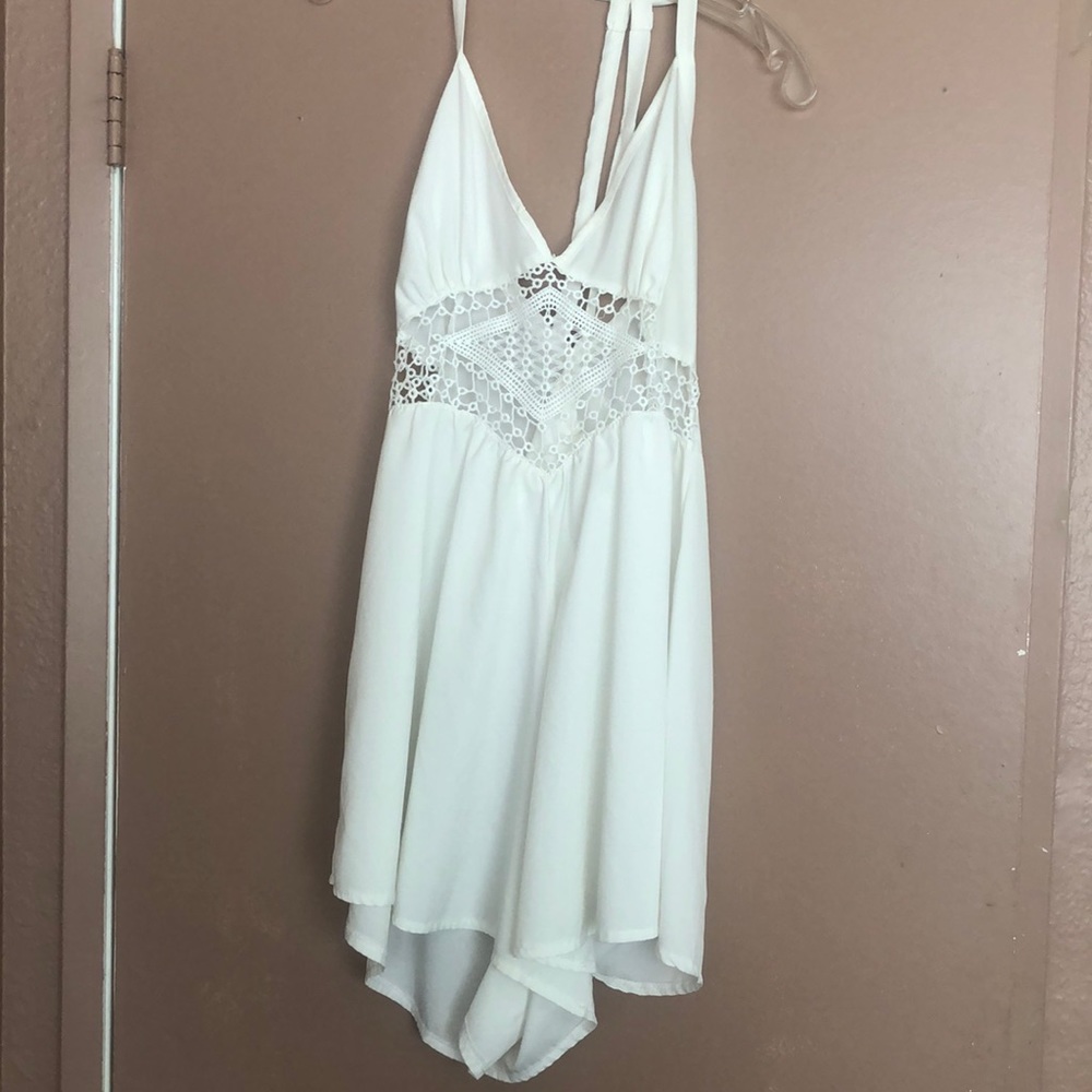 White Dreamcatcher Romper